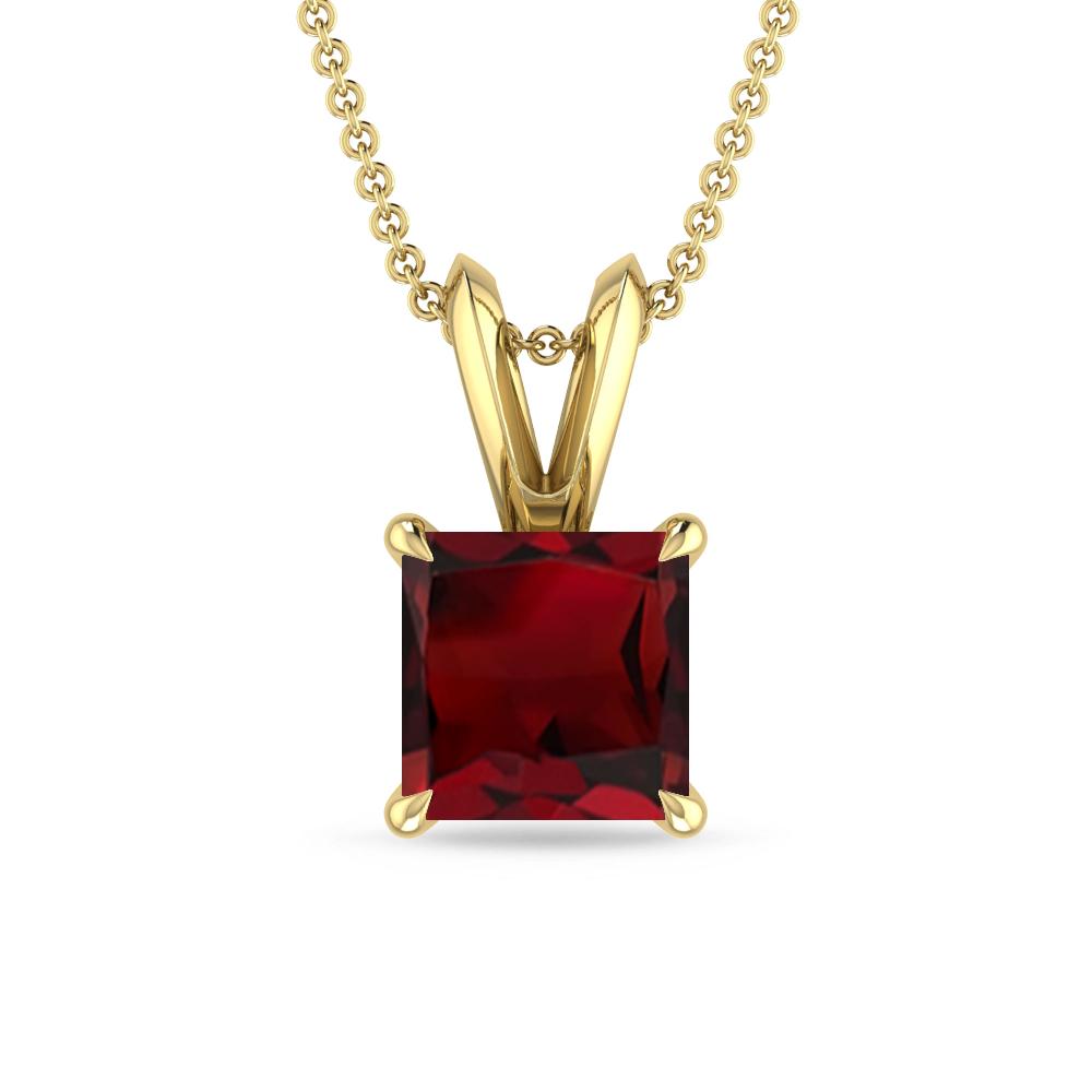 Yellow Gold - Garnet