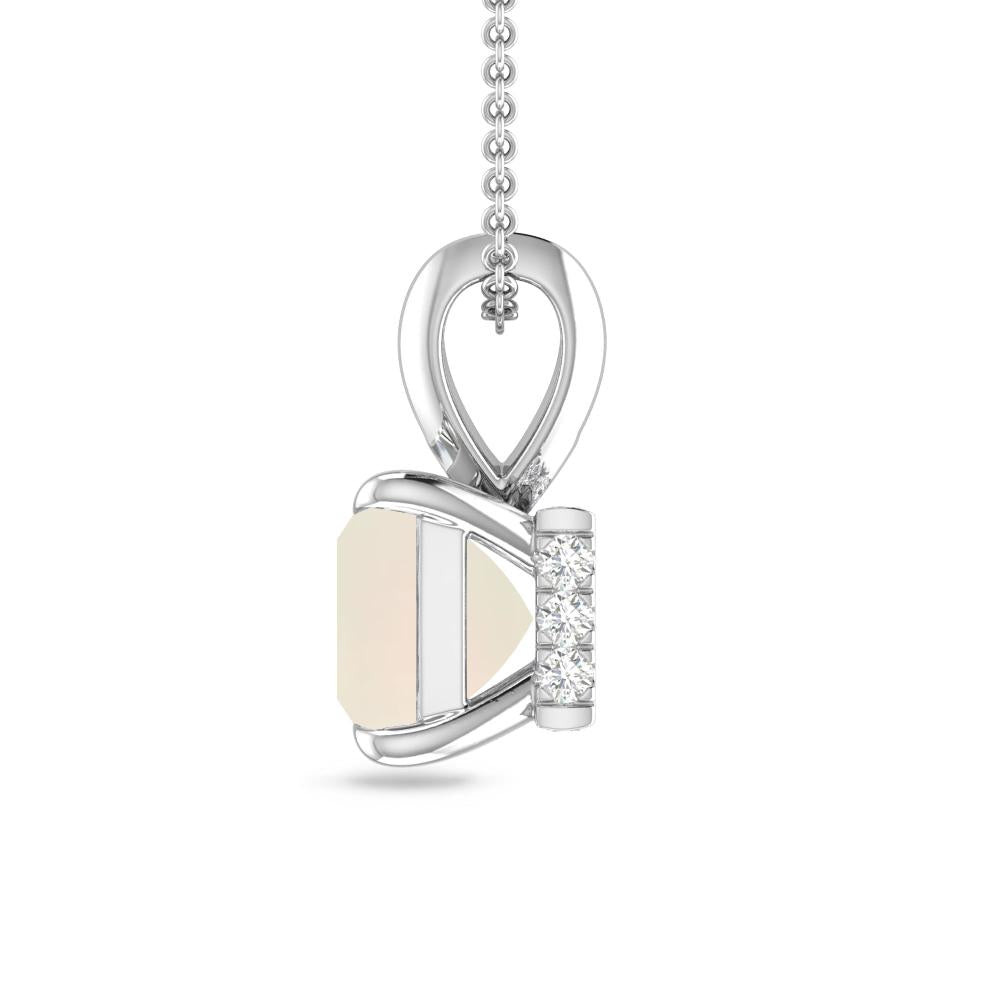 White Gold - Opal