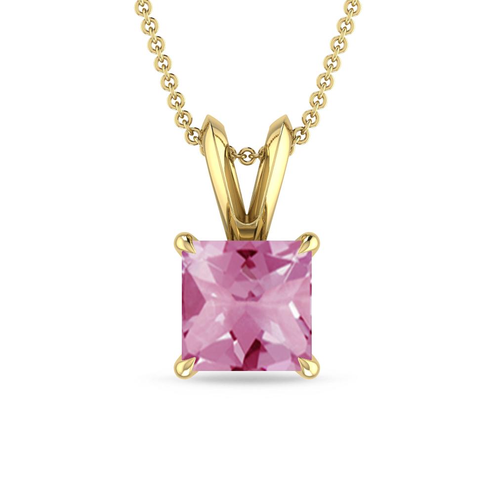Yellow Gold - Pink Tourmaline