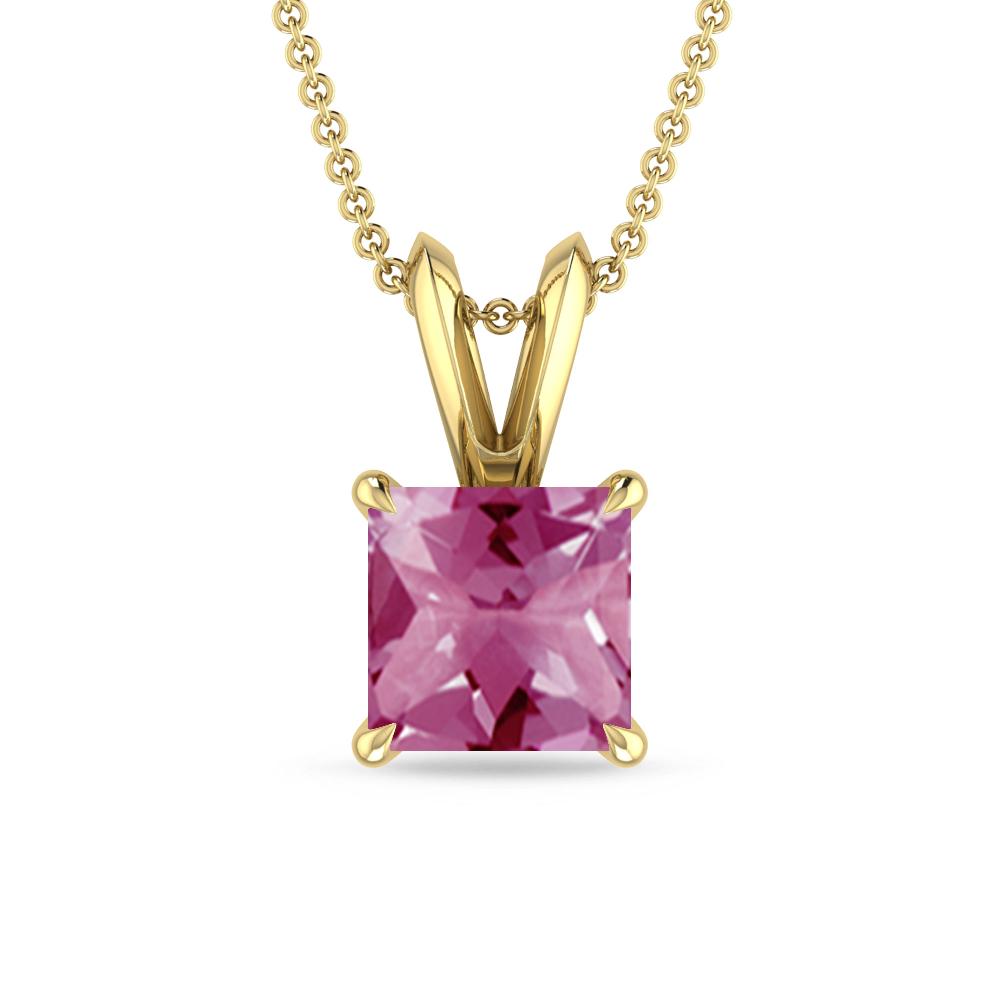 Yellow Gold - Pink Tourmaline