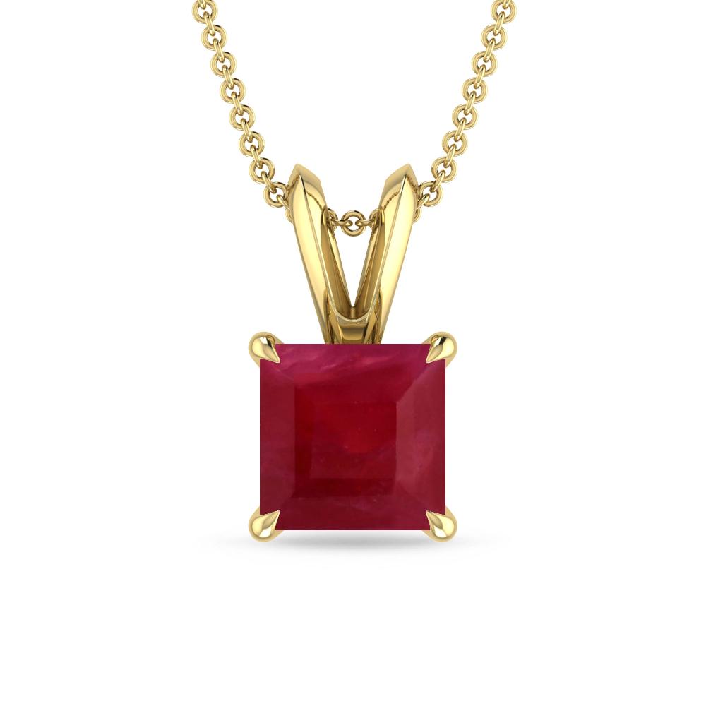 Yellow Gold - Ruby