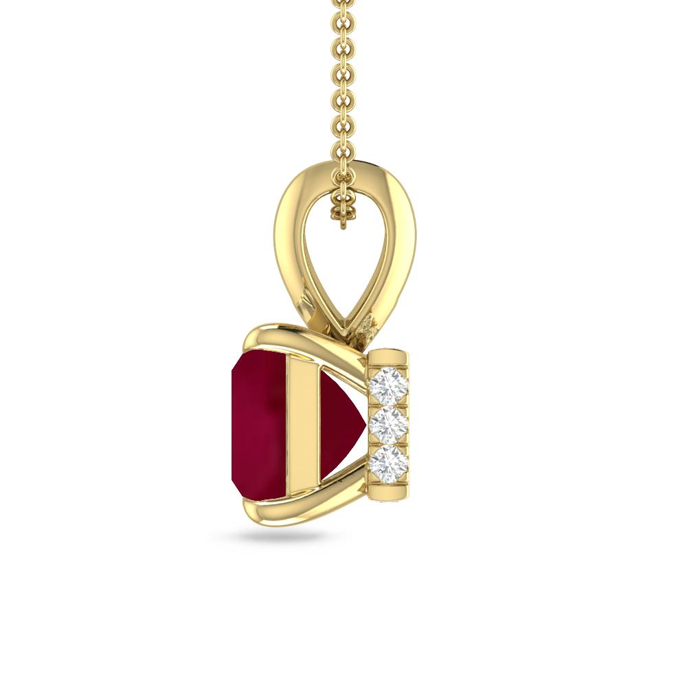 Yellow Gold - Ruby