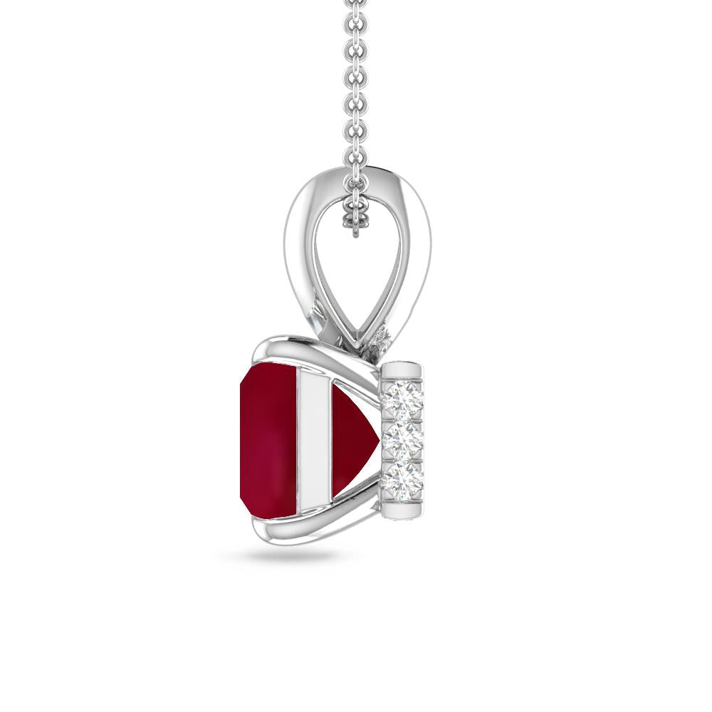 White Gold - Ruby