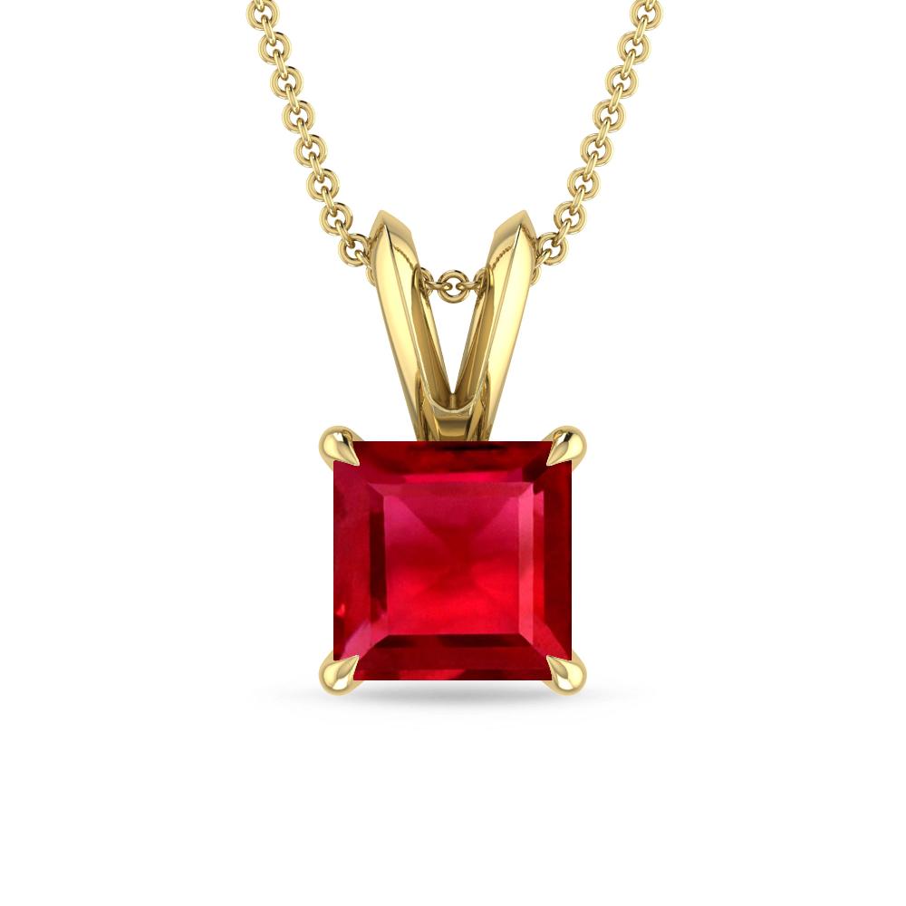 Yellow Gold - Ruby