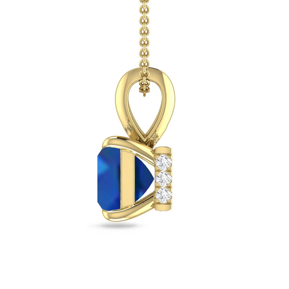 Yellow Gold - Sapphire