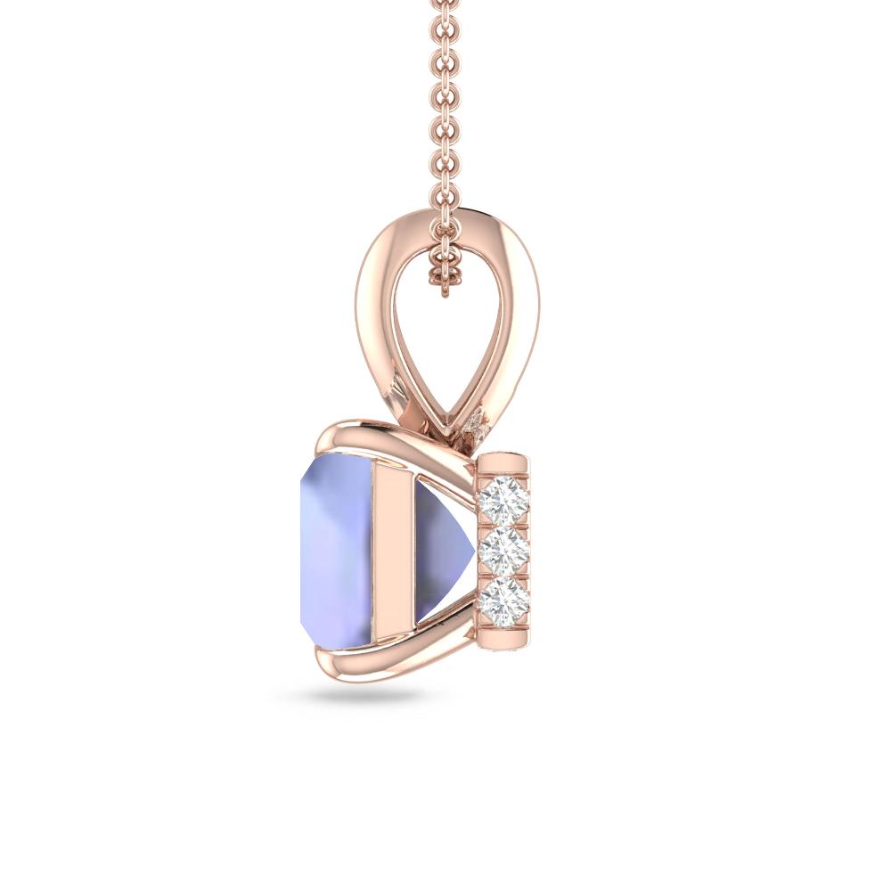 Rose Gold - Tanzanite
