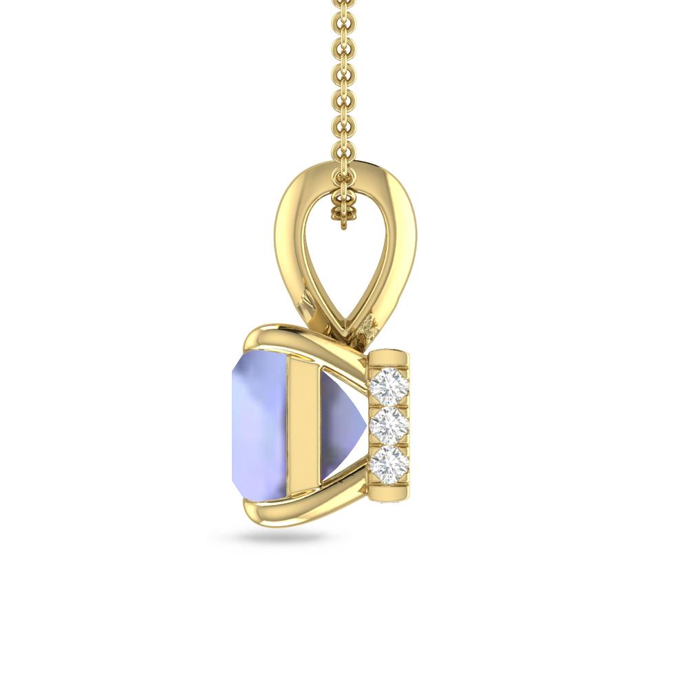 Yellow Gold - Tanzanite