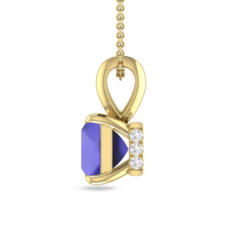 Yellow Gold - Tanzanite