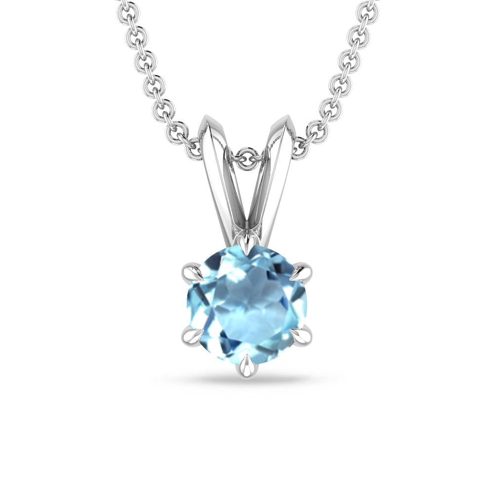 White Gold - Aquamarine