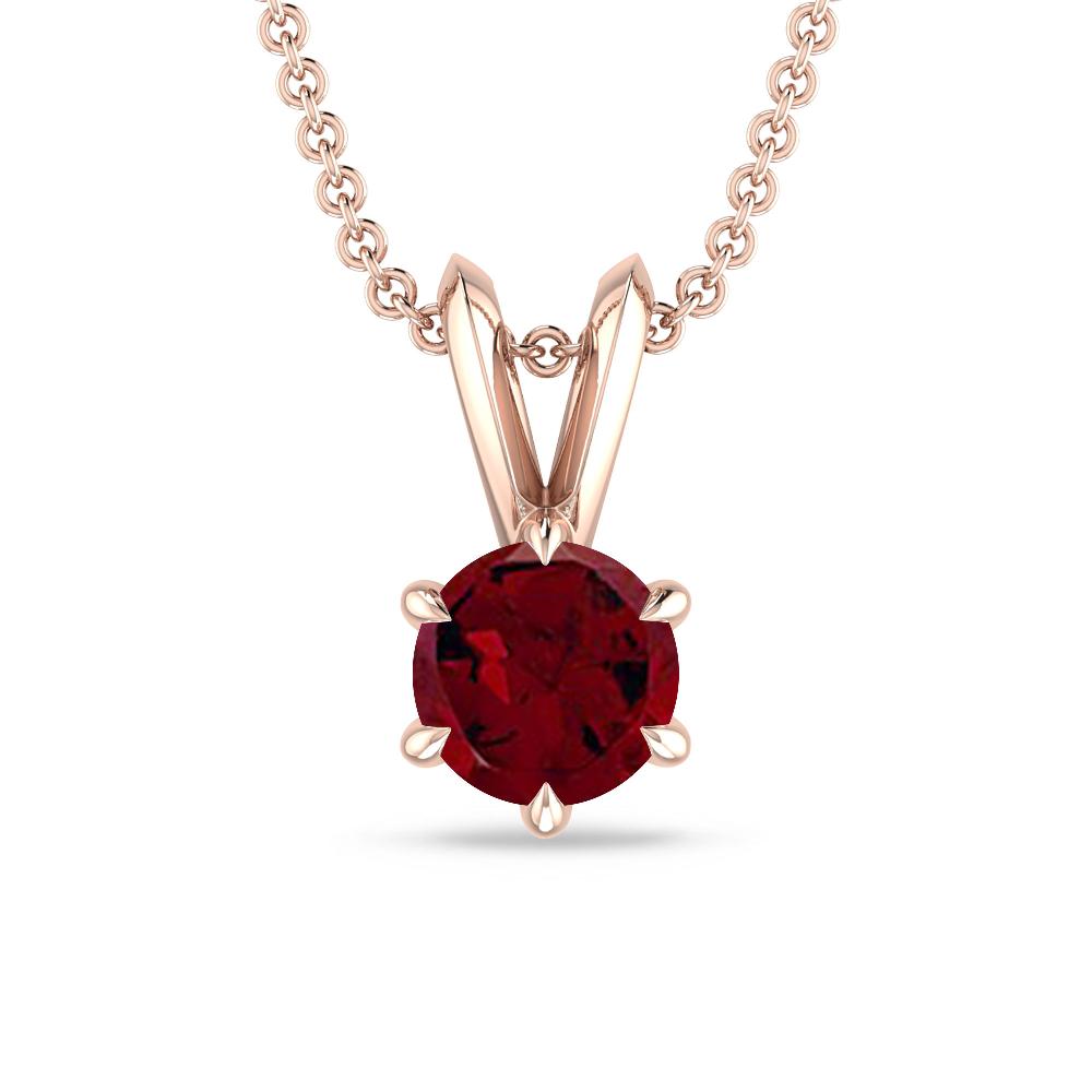 Rose Gold - Garnet