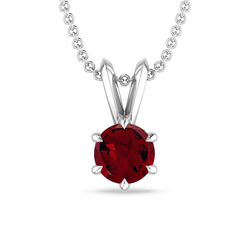 White Gold - Garnet