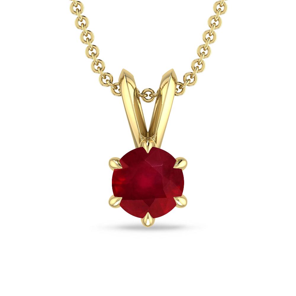 Yellow Gold - Ruby