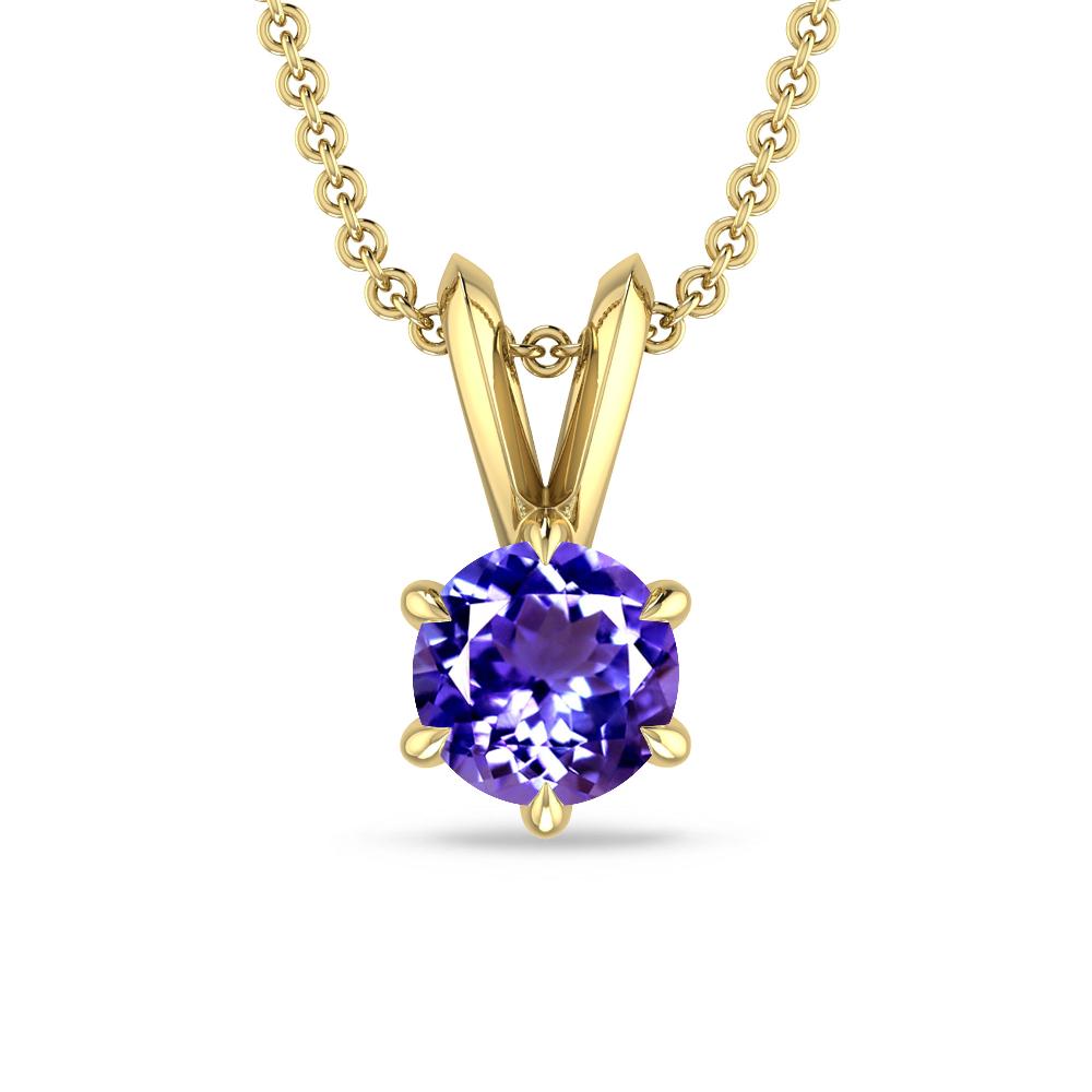 Yellow Gold - Tanzanite