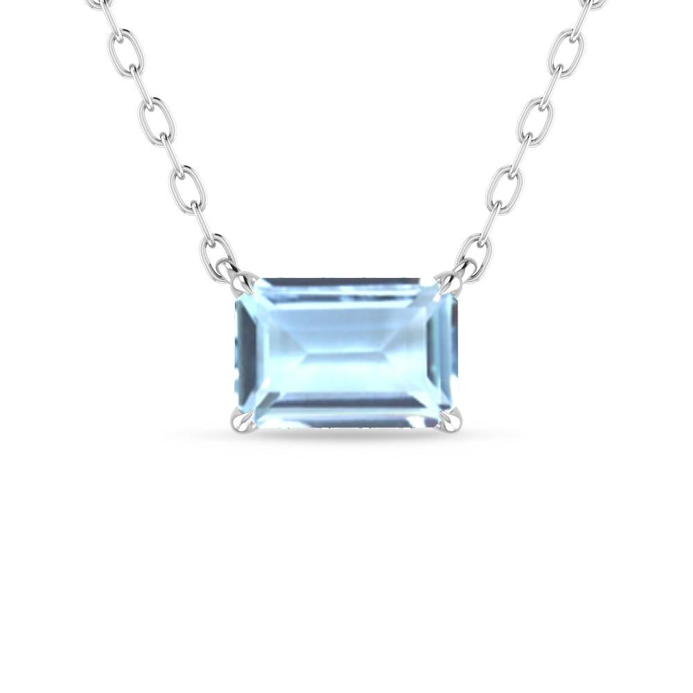 White Gold - Aquamarine