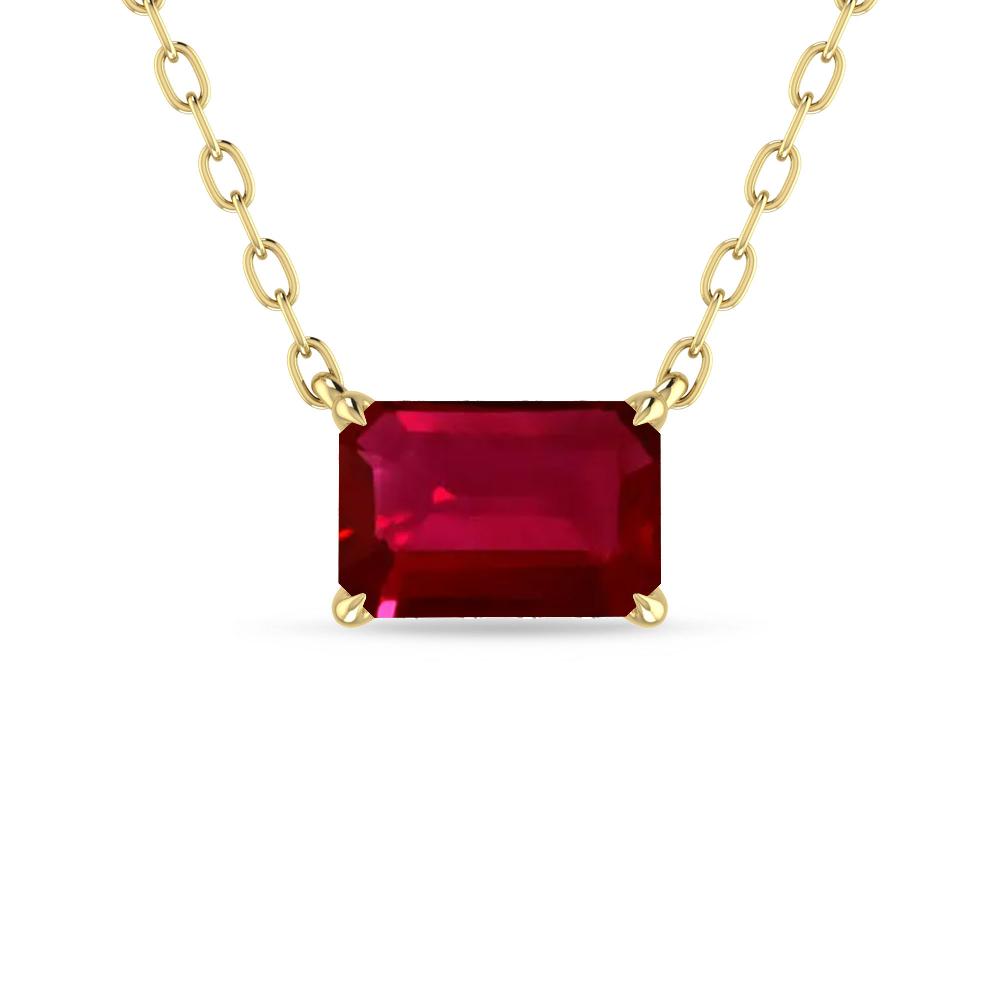 Yellow Gold - Ruby