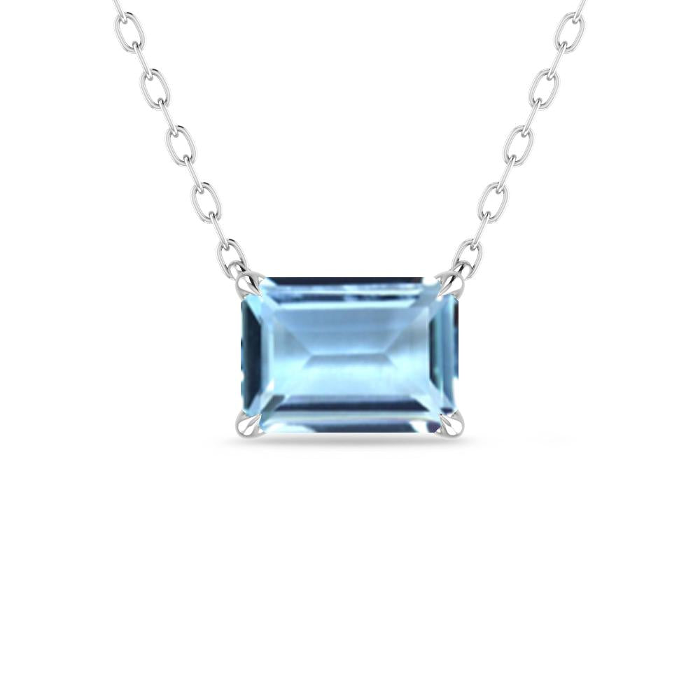 White Gold - Aquamarine