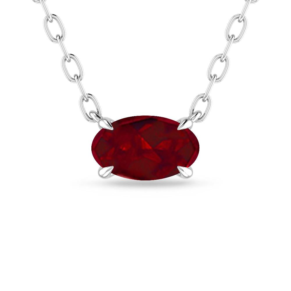 White Gold - Garnet