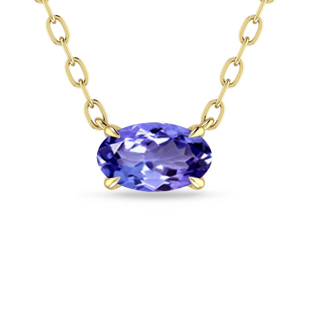 Yellow Gold - Tanzanite