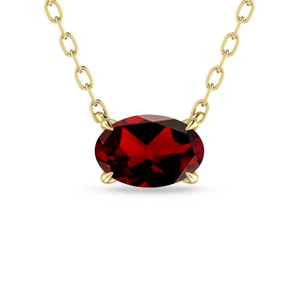 Yellow Gold - Garnet
