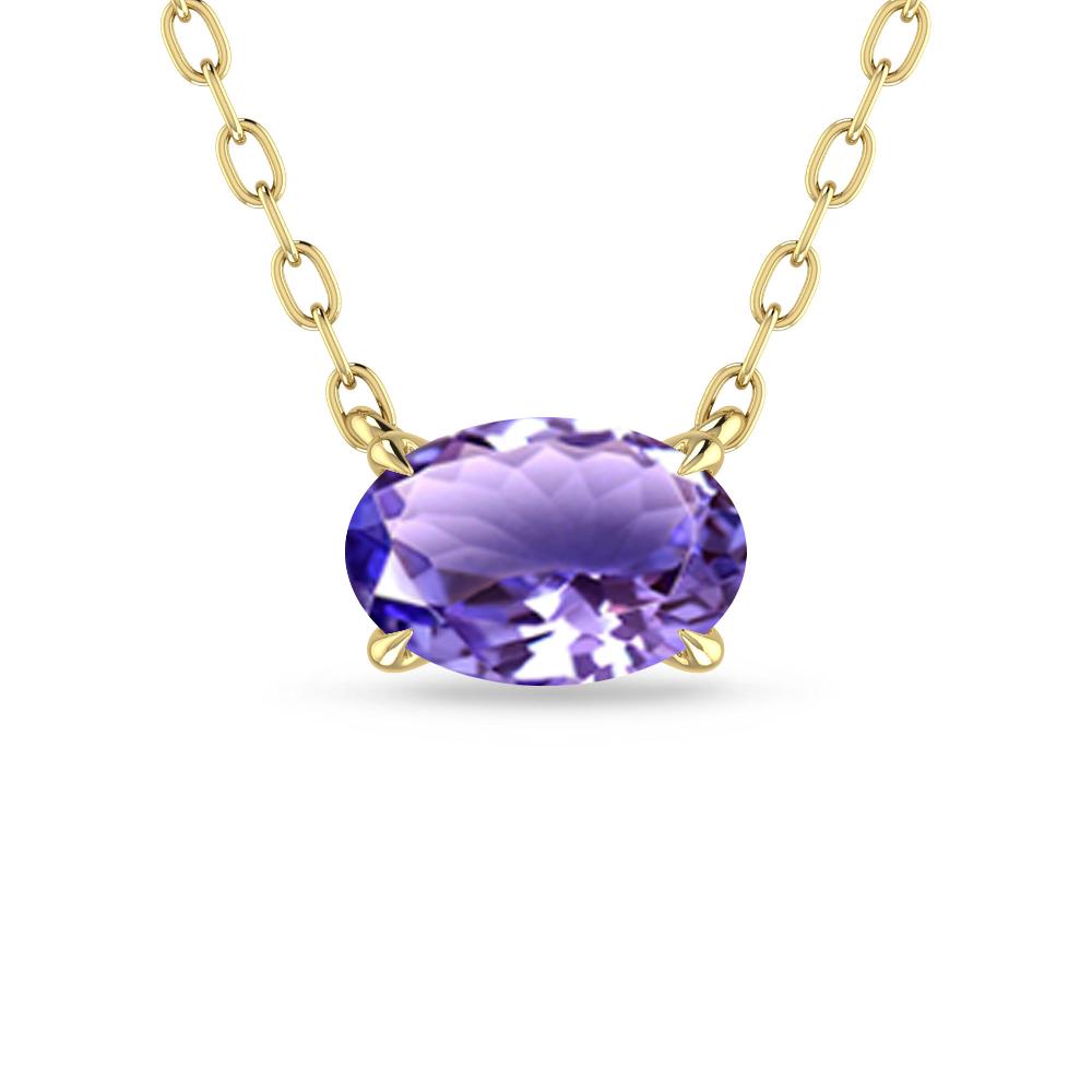Yellow Gold - Tanzanite