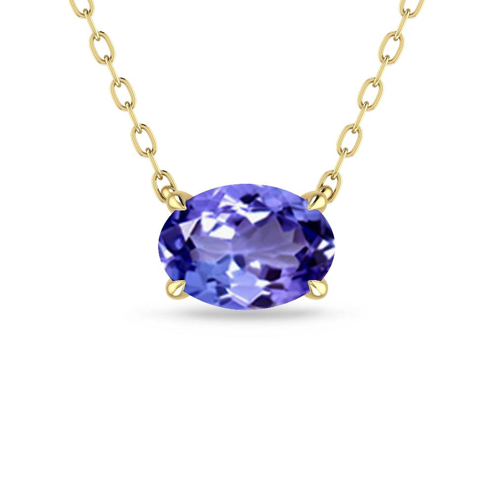 Yellow Gold - Tanzanite