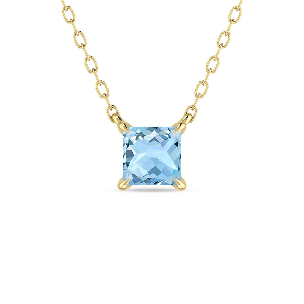 Yellow Gold - Aquamarine