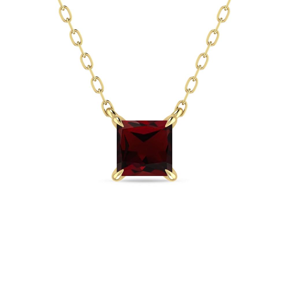 Yellow Gold - Garnet