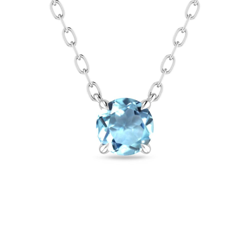 White Gold - Aquamarine