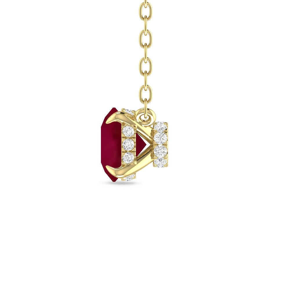 Yellow Gold - Ruby