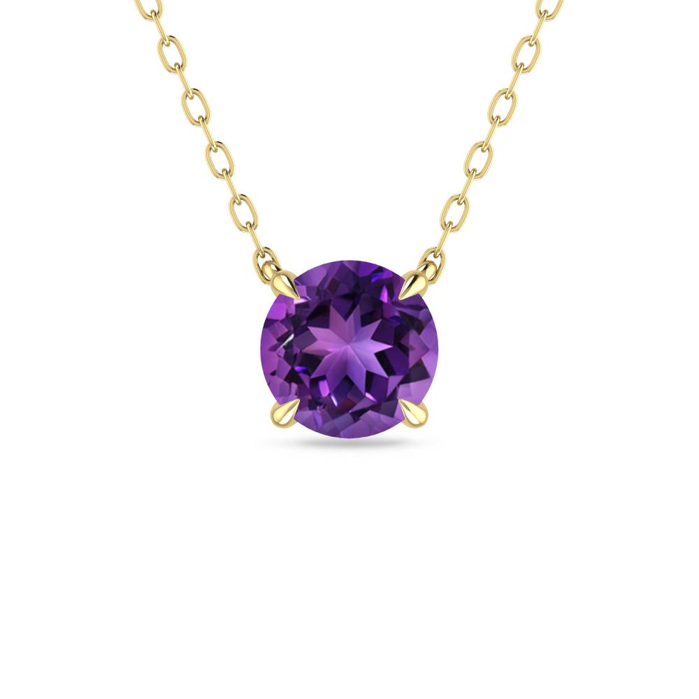 Yellow Gold - Amethyst