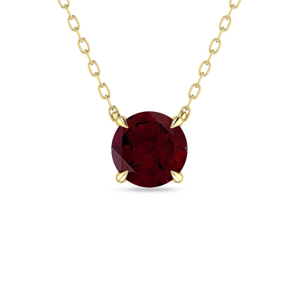 Yellow Gold - Garnet