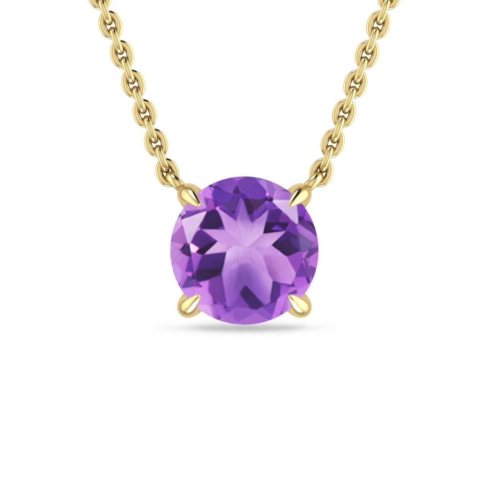Yellow Gold - Amethyst