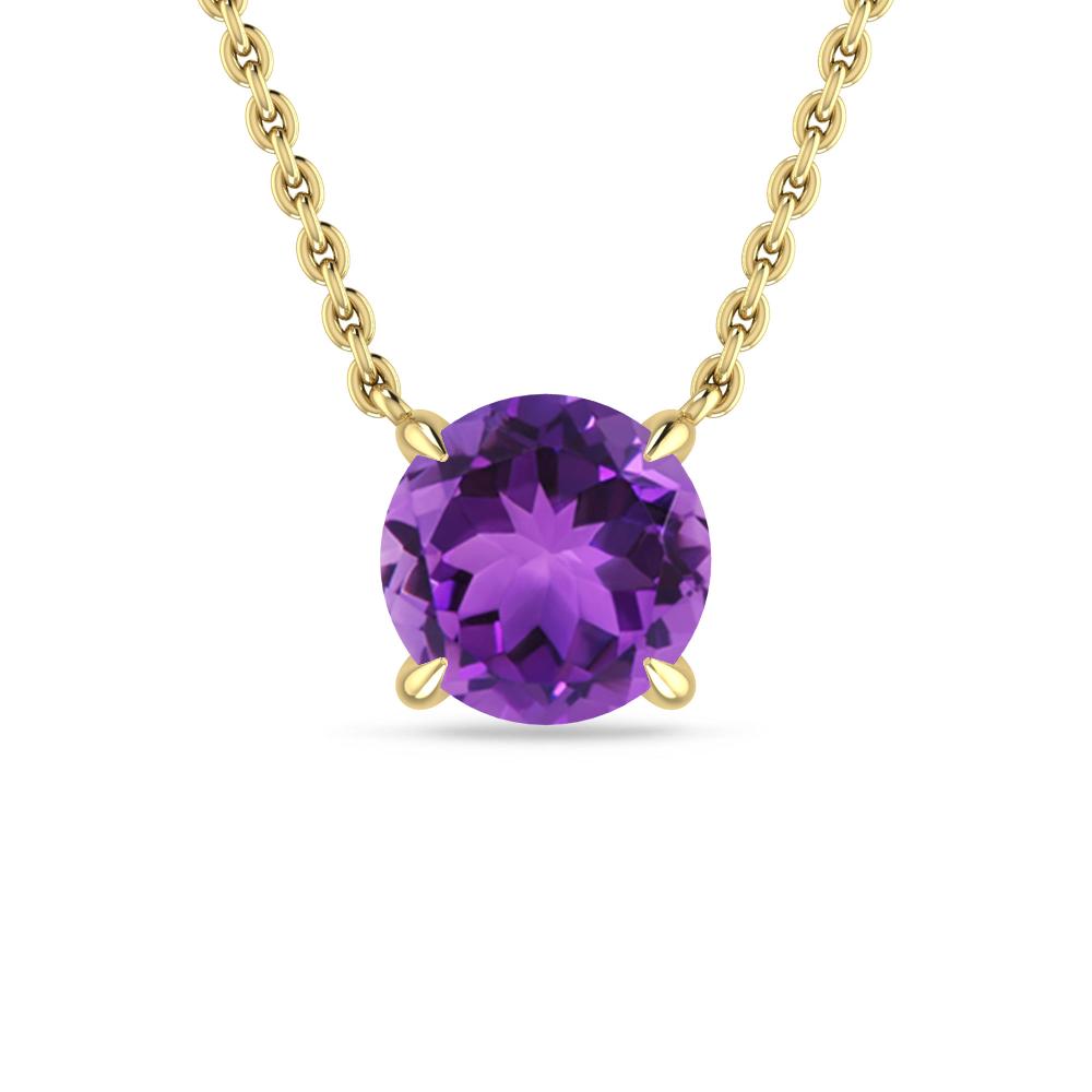 Yellow Gold - Amethyst