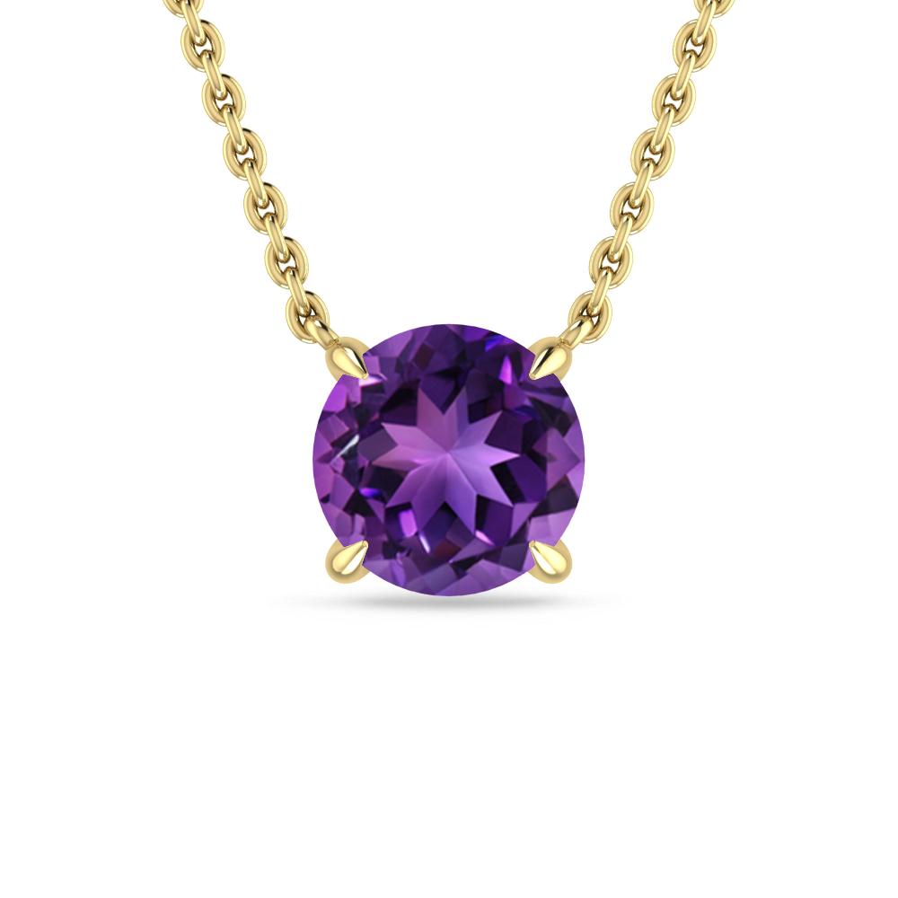 Yellow Gold - Amethyst