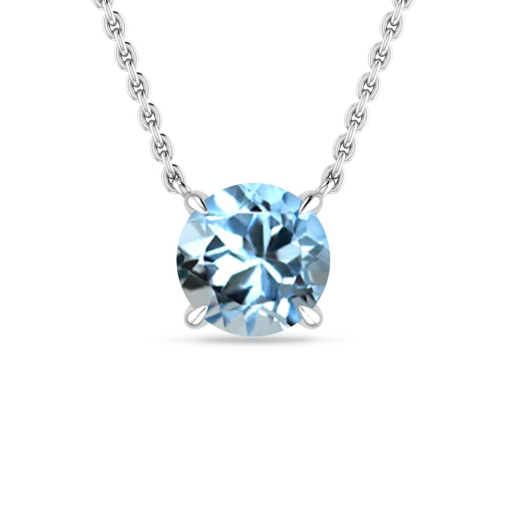 White Gold - Aquamarine