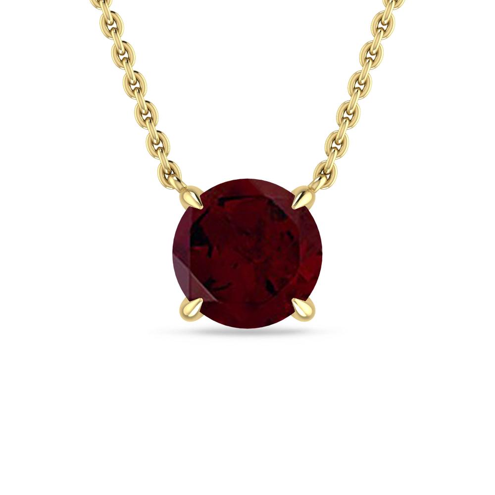 Yellow Gold - Garnet