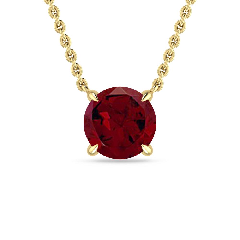 Yellow Gold - Garnet