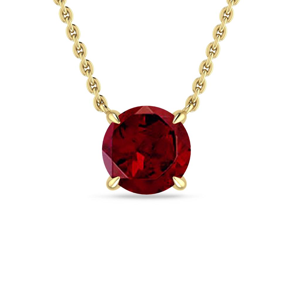 Yellow Gold - Garnet