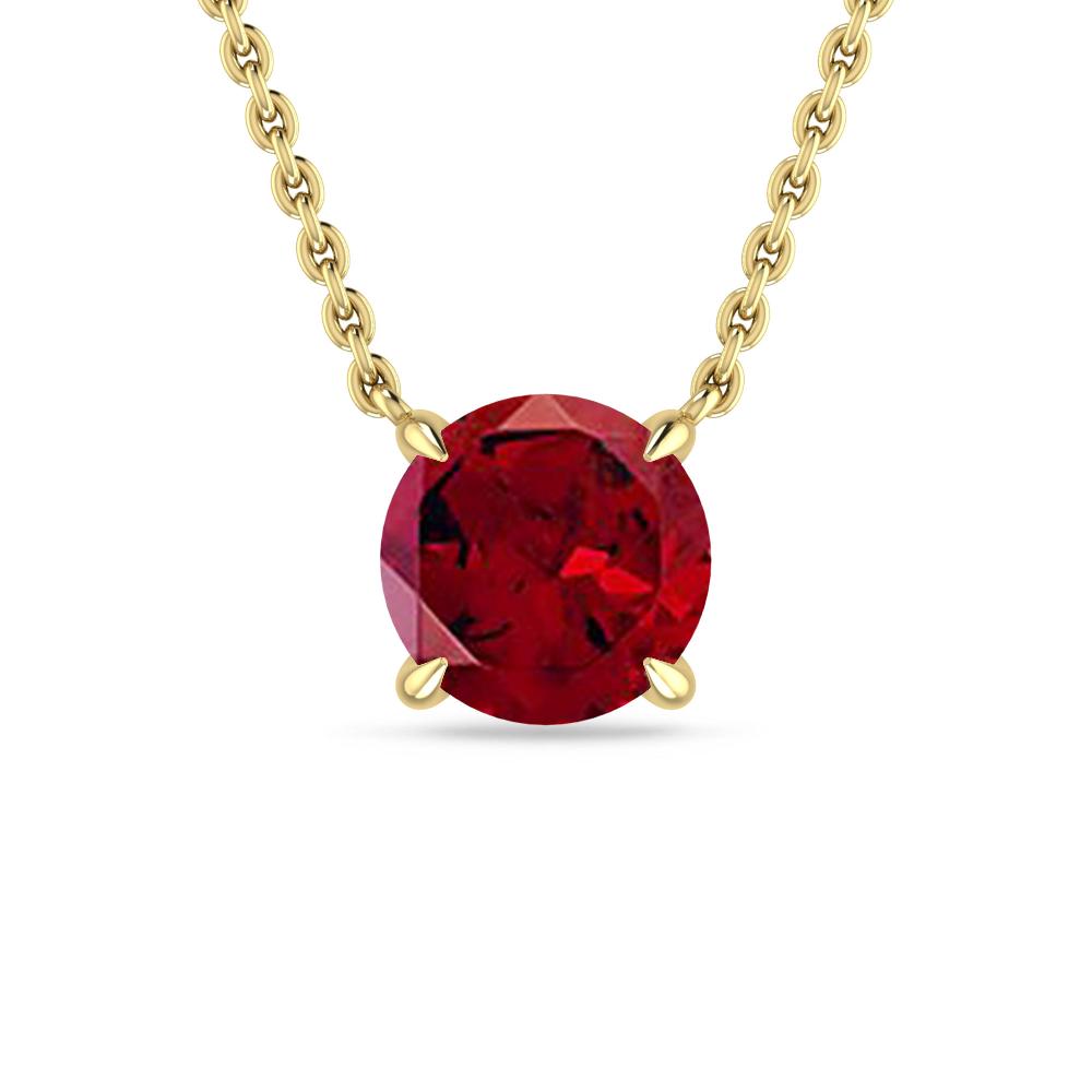 Yellow Gold - Garnet