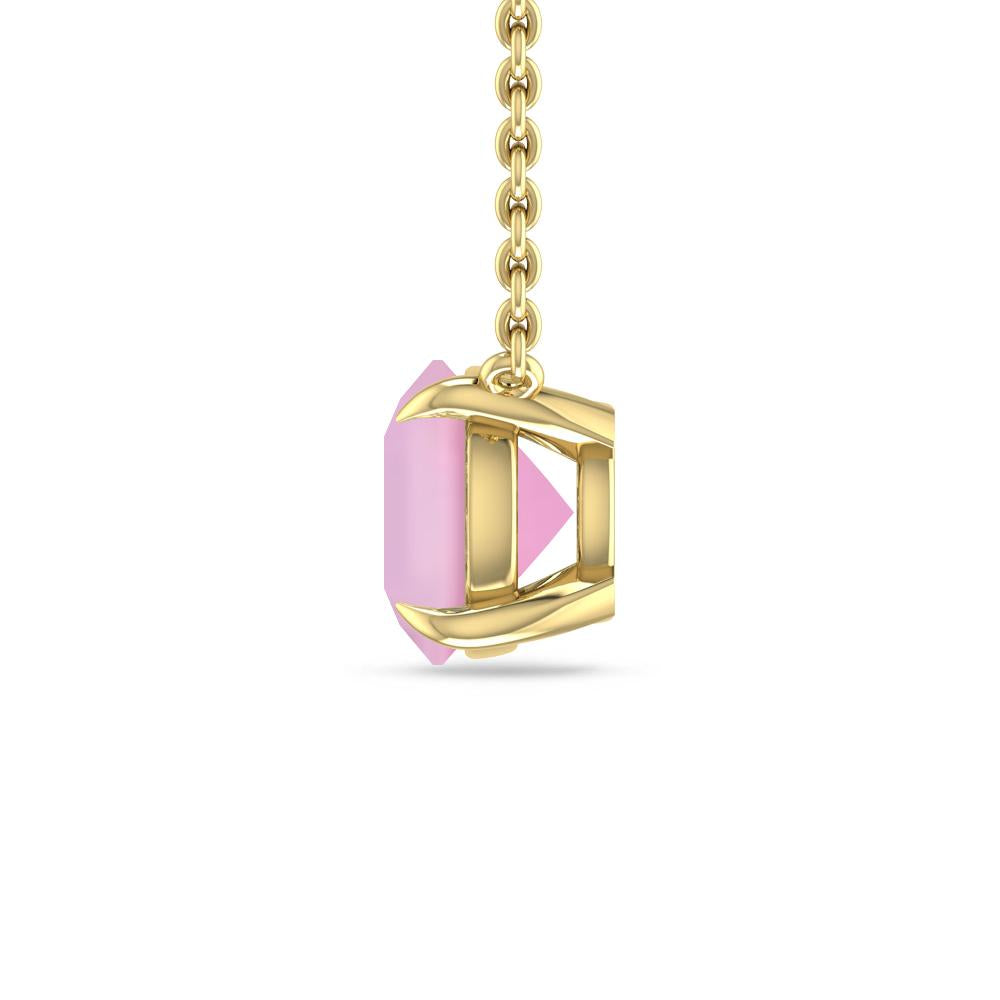 Yellow Gold - Pink Tourmaline