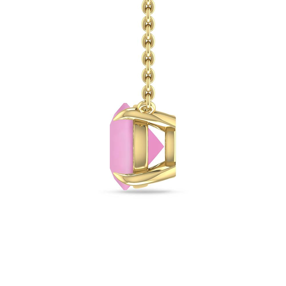 Yellow Gold - Pink Tourmaline