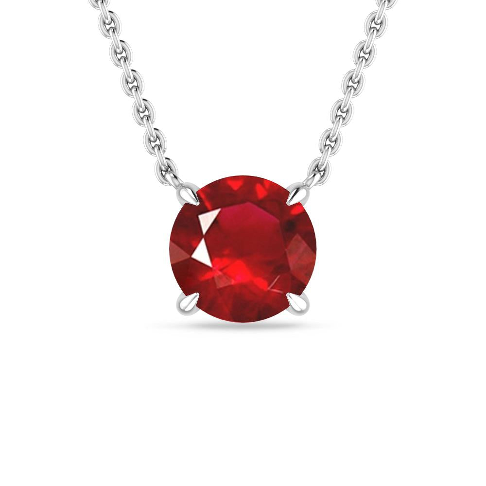 White Gold - Ruby