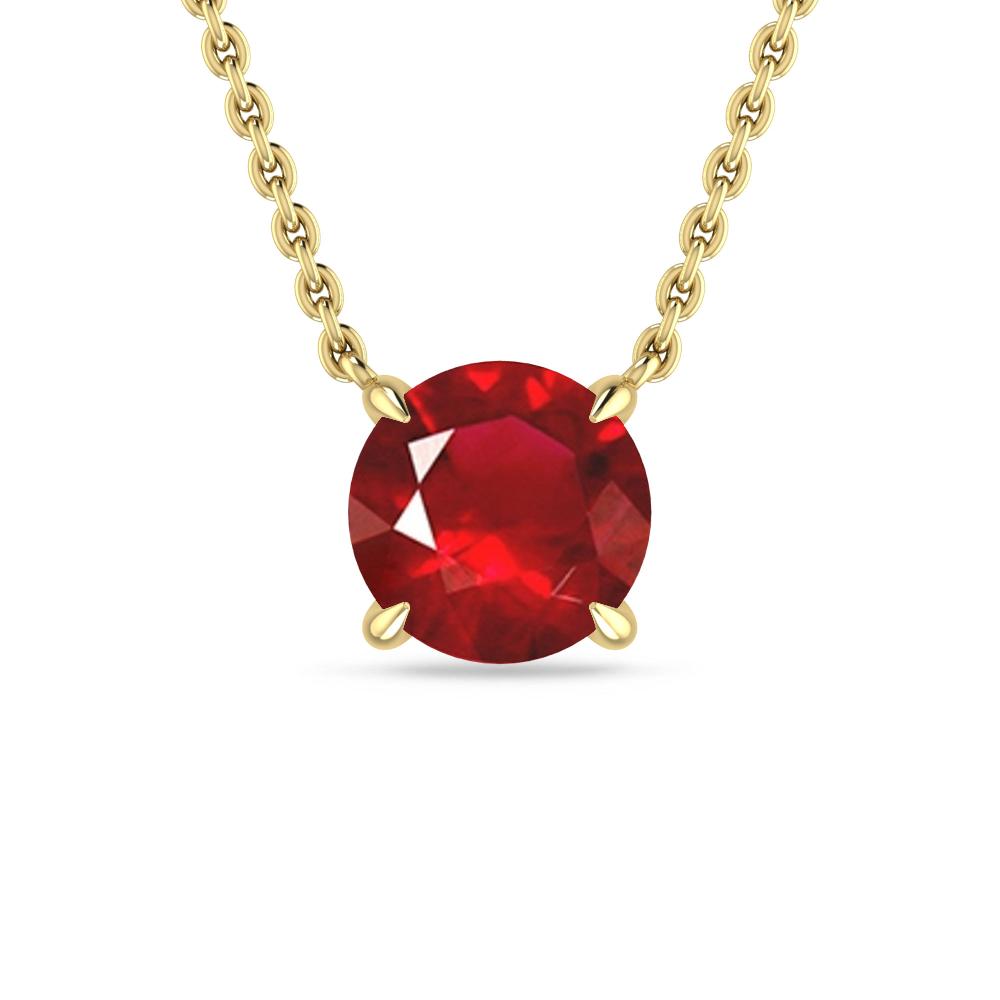Yellow Gold - Ruby