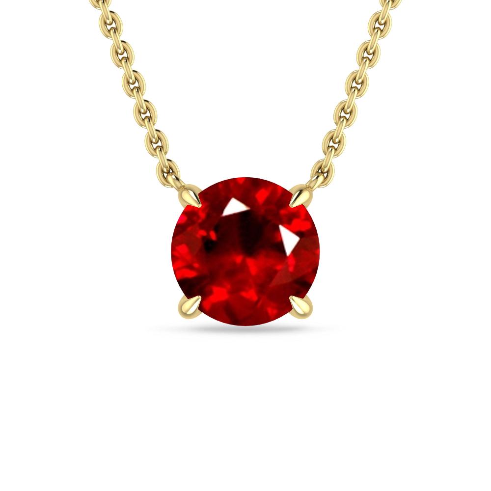 Yellow Gold - Ruby