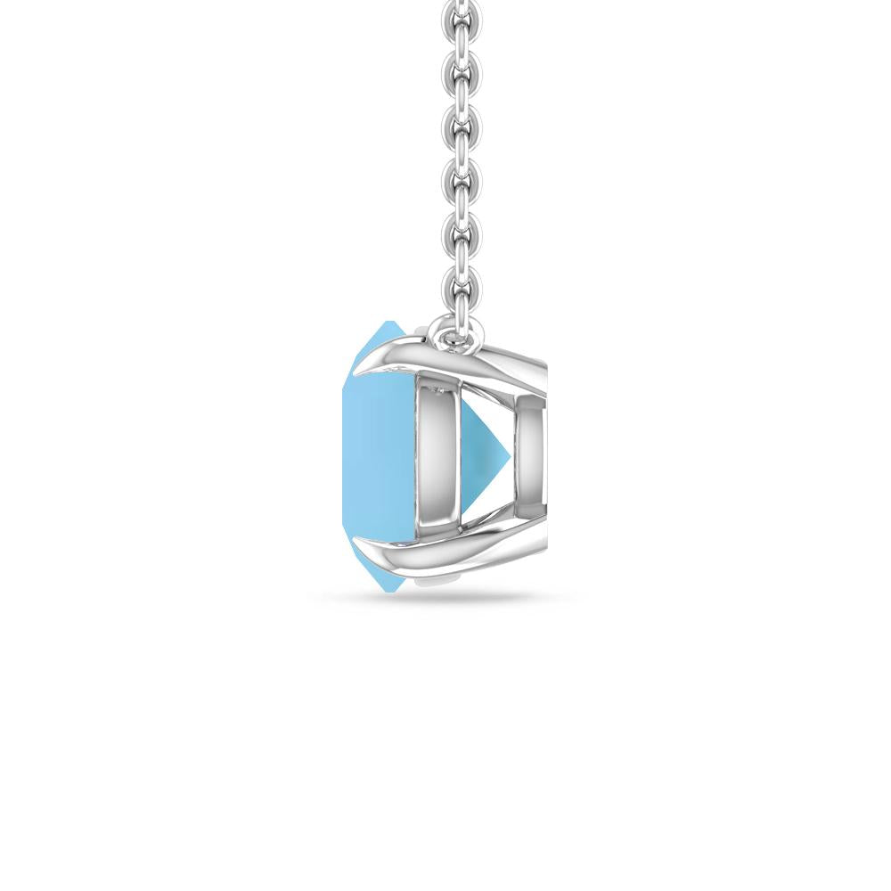 White Gold - Blue Topaz