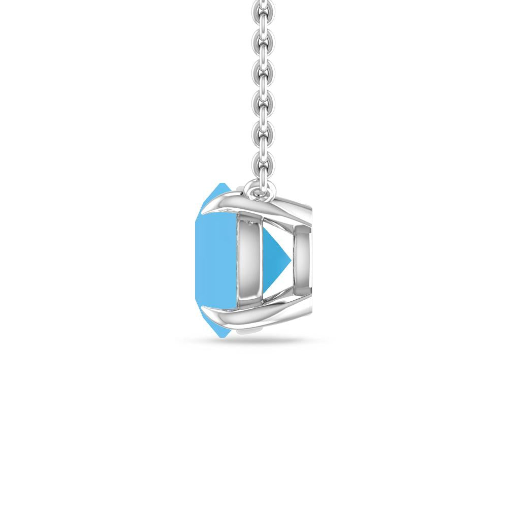 White Gold - Blue Topaz