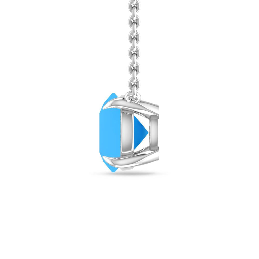 White Gold - Blue Topaz