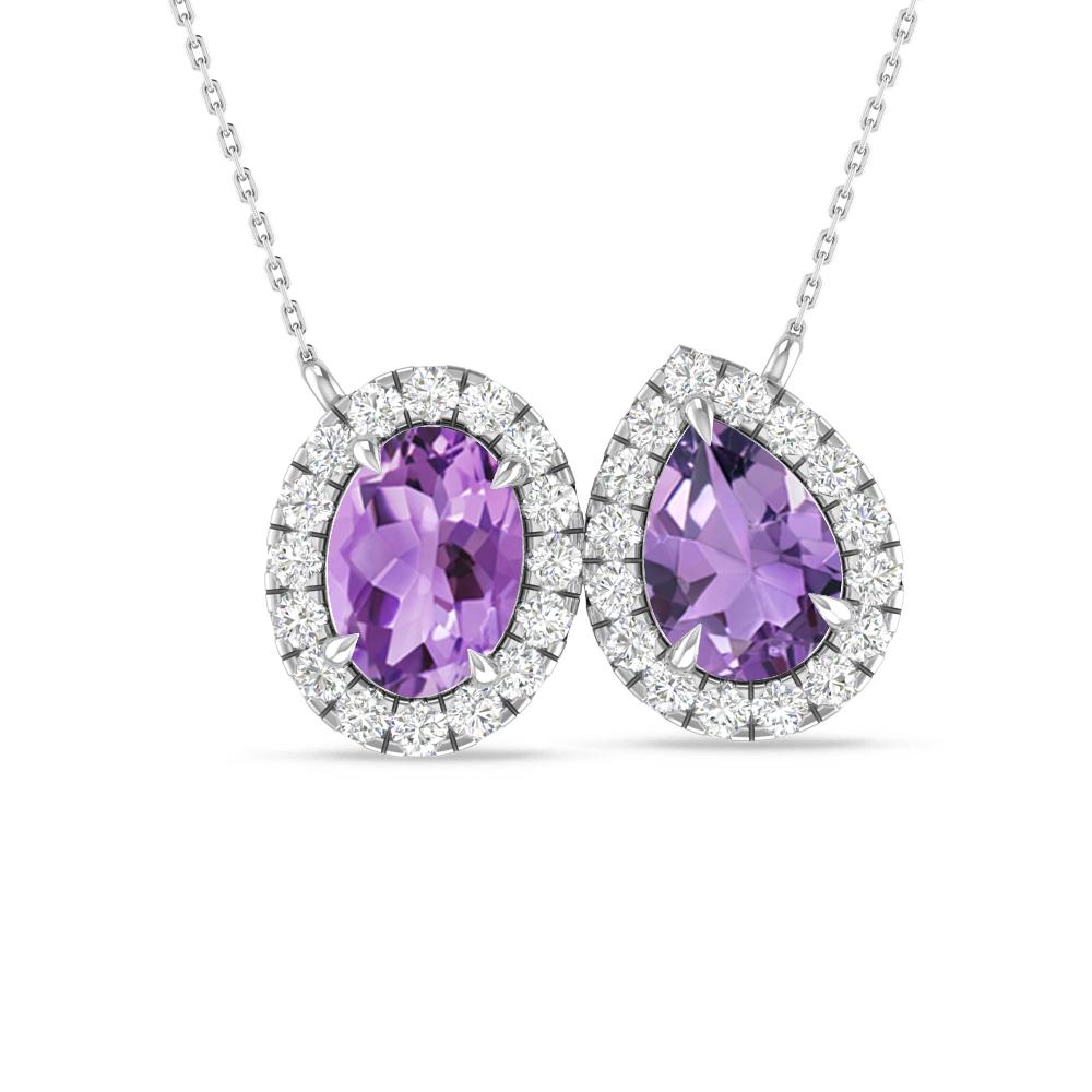 White Gold - Amethyst