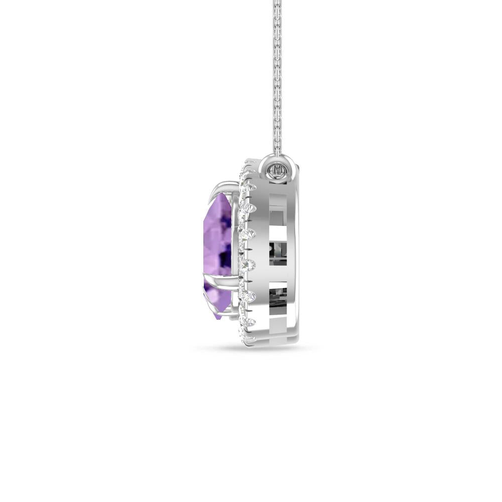 White Gold - Amethyst