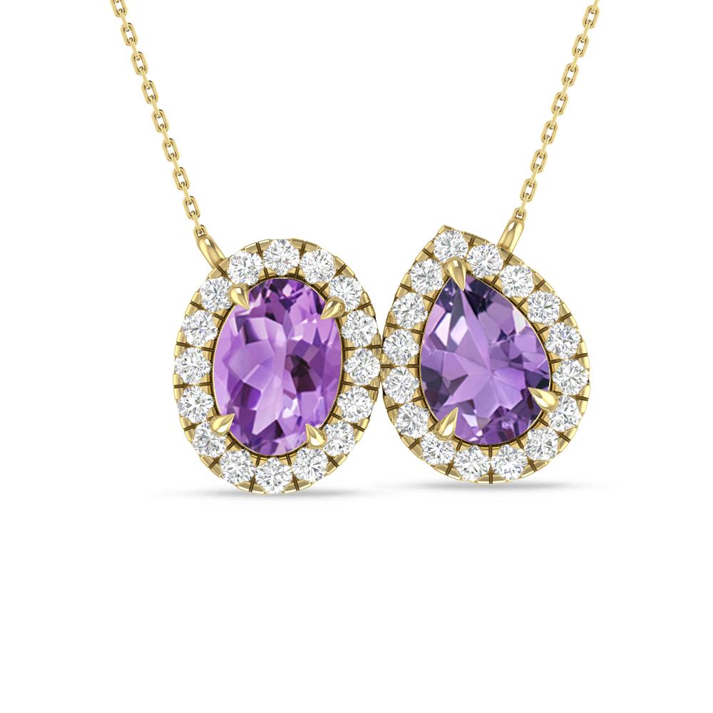 Yellow Gold - Amethyst